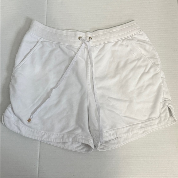 Black Label Ralph Lauren - White Crewneck Terry Sweatshirt/Short Set - Size M - Picture 6 of 10